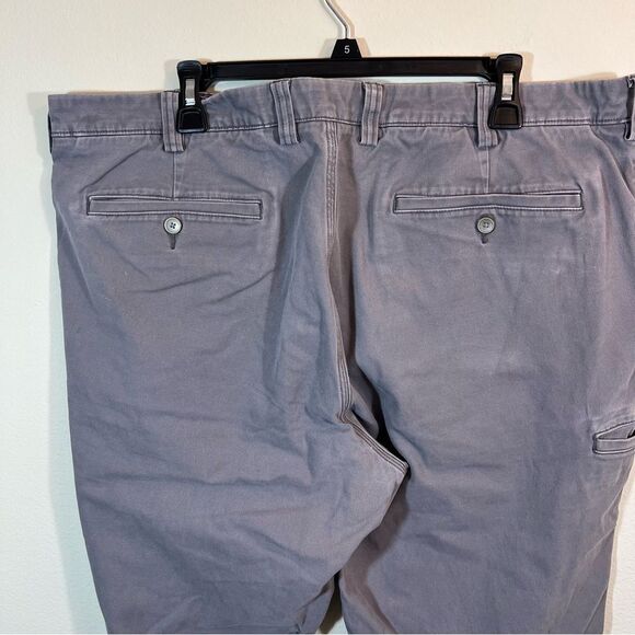 Duluth Trading Co Flex Ballroom Khaki Pants Men’s 40x32 Gray - Picture 7 of 10